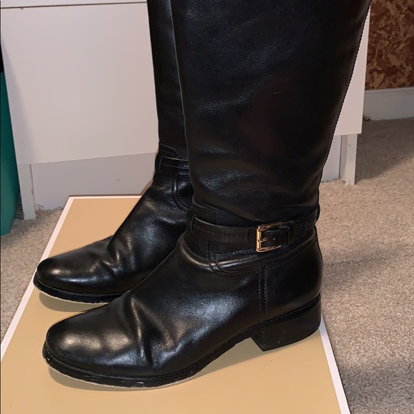 Michael Kors Stockard Leather boot black & brown - Picture 2 of 10